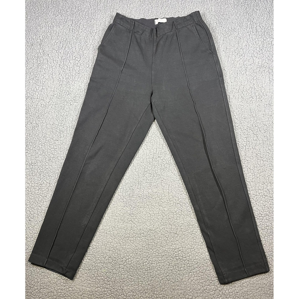 Everlane Pants Womens Medium Black Dream Pant Knit Ankle Pull On Tapered Leg